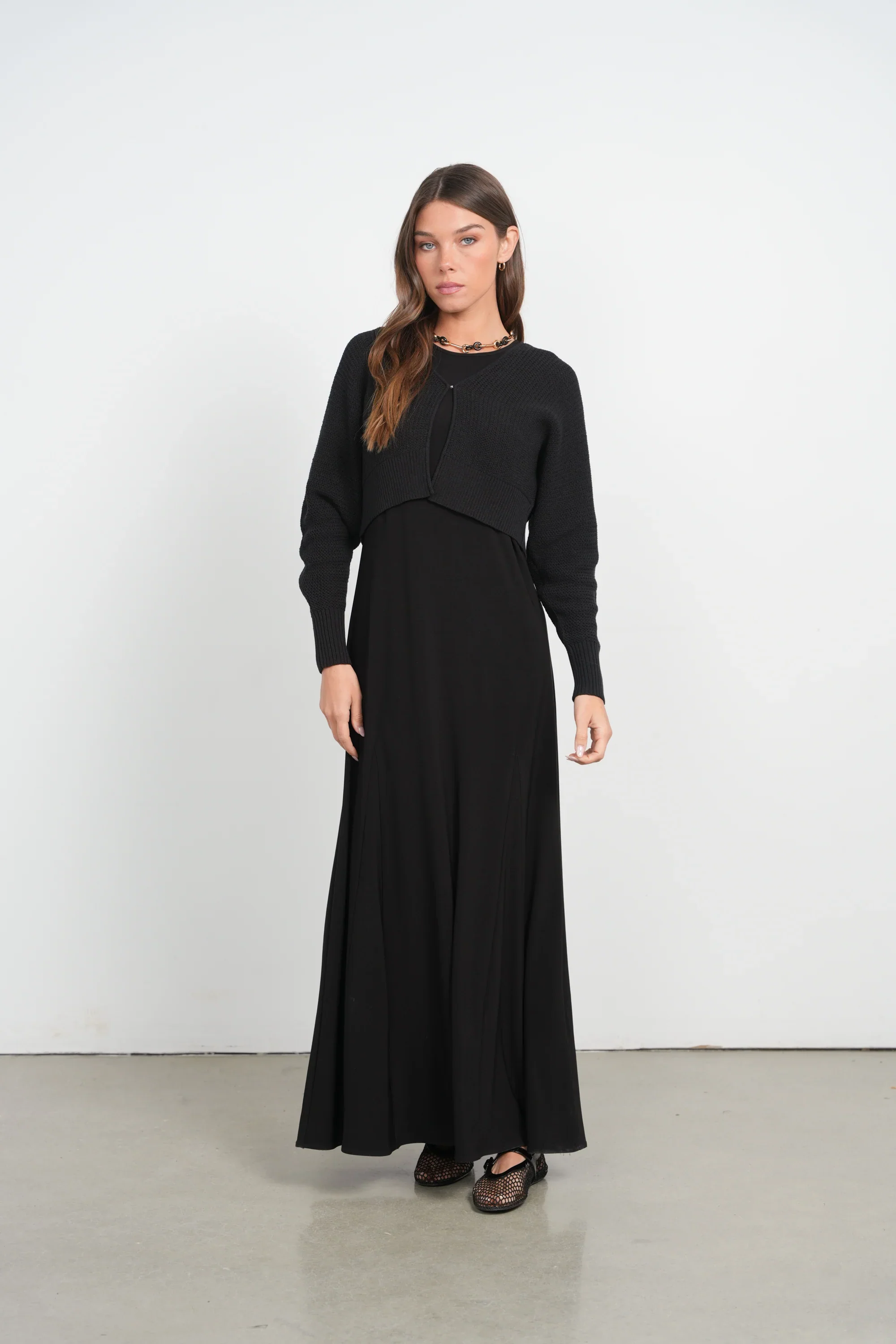Point Aline Gore Dress