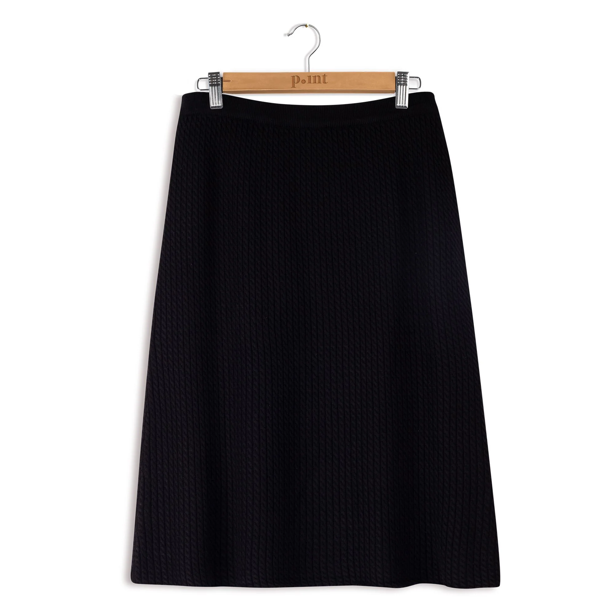 Point Cable Knit A-Line - Image 5