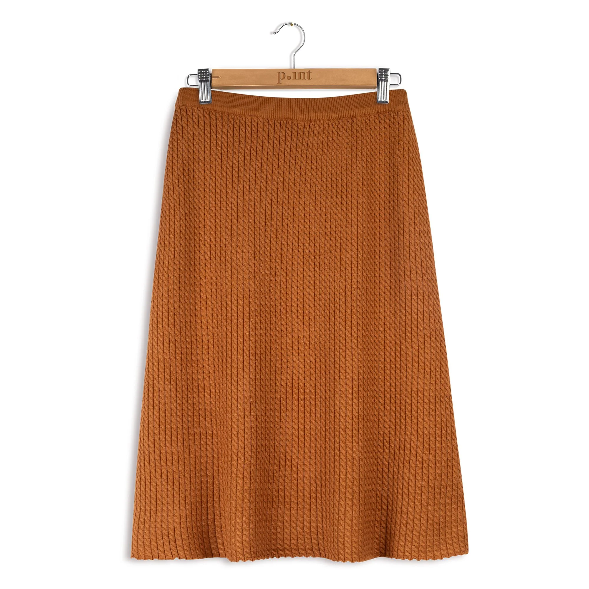 Point Cable Knit A-Line - Image 6