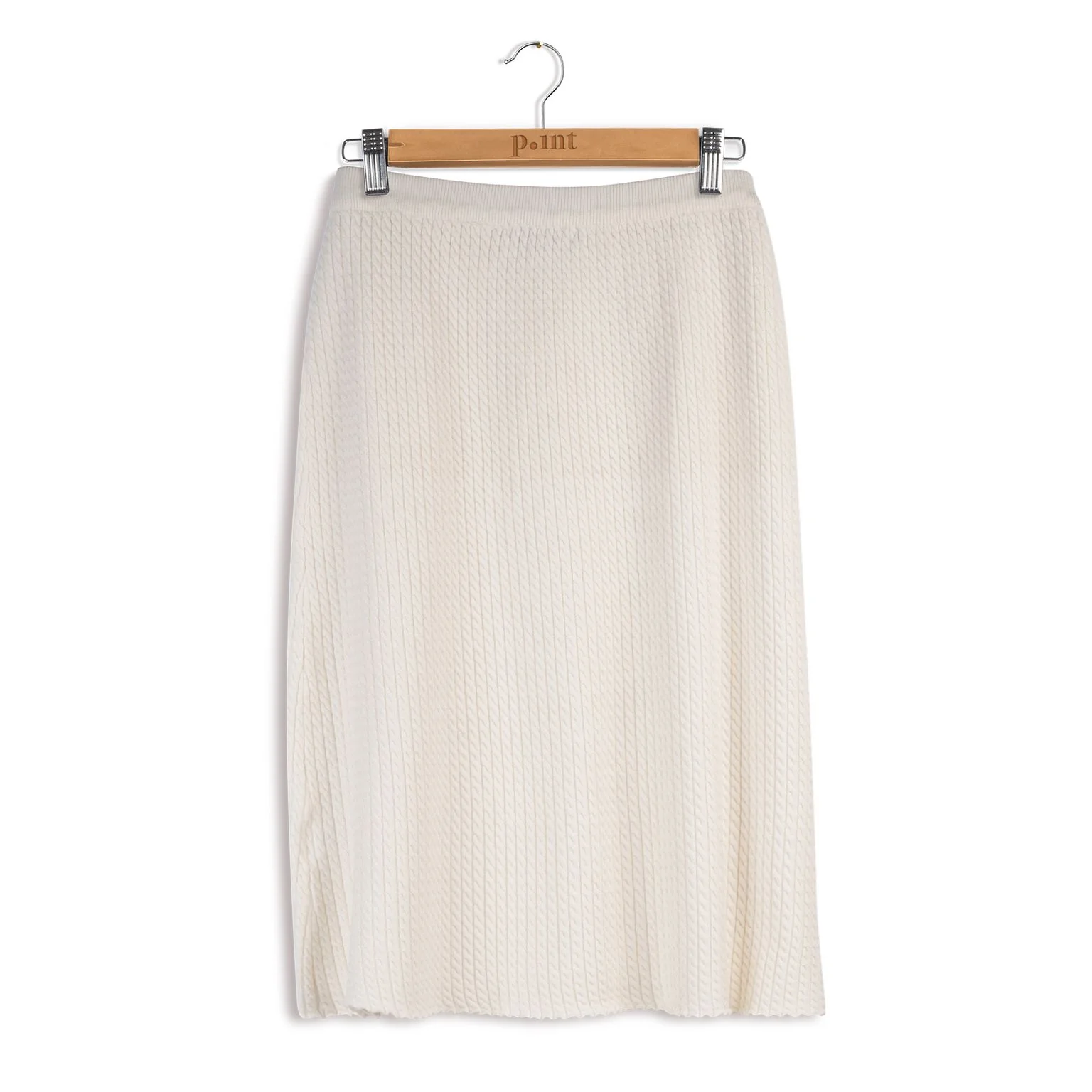Point Cable Knit A-Line - Image 7