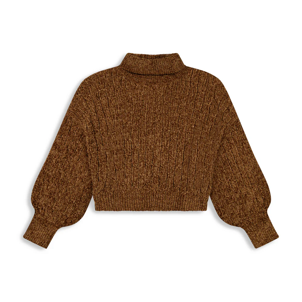 Point Chenille Turtleneck - Image 3