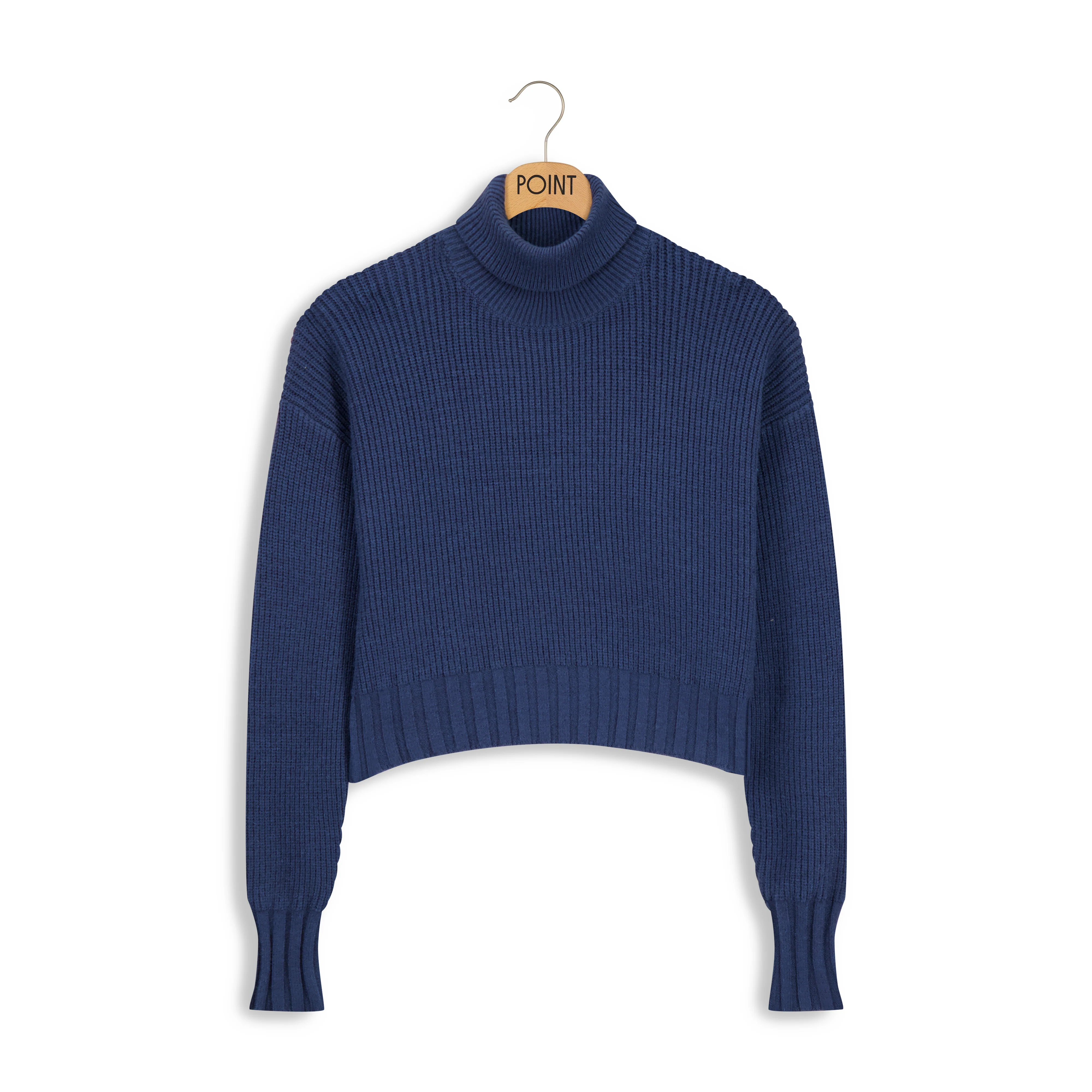 Point Crop Turtleneck Pullover - Image 4
