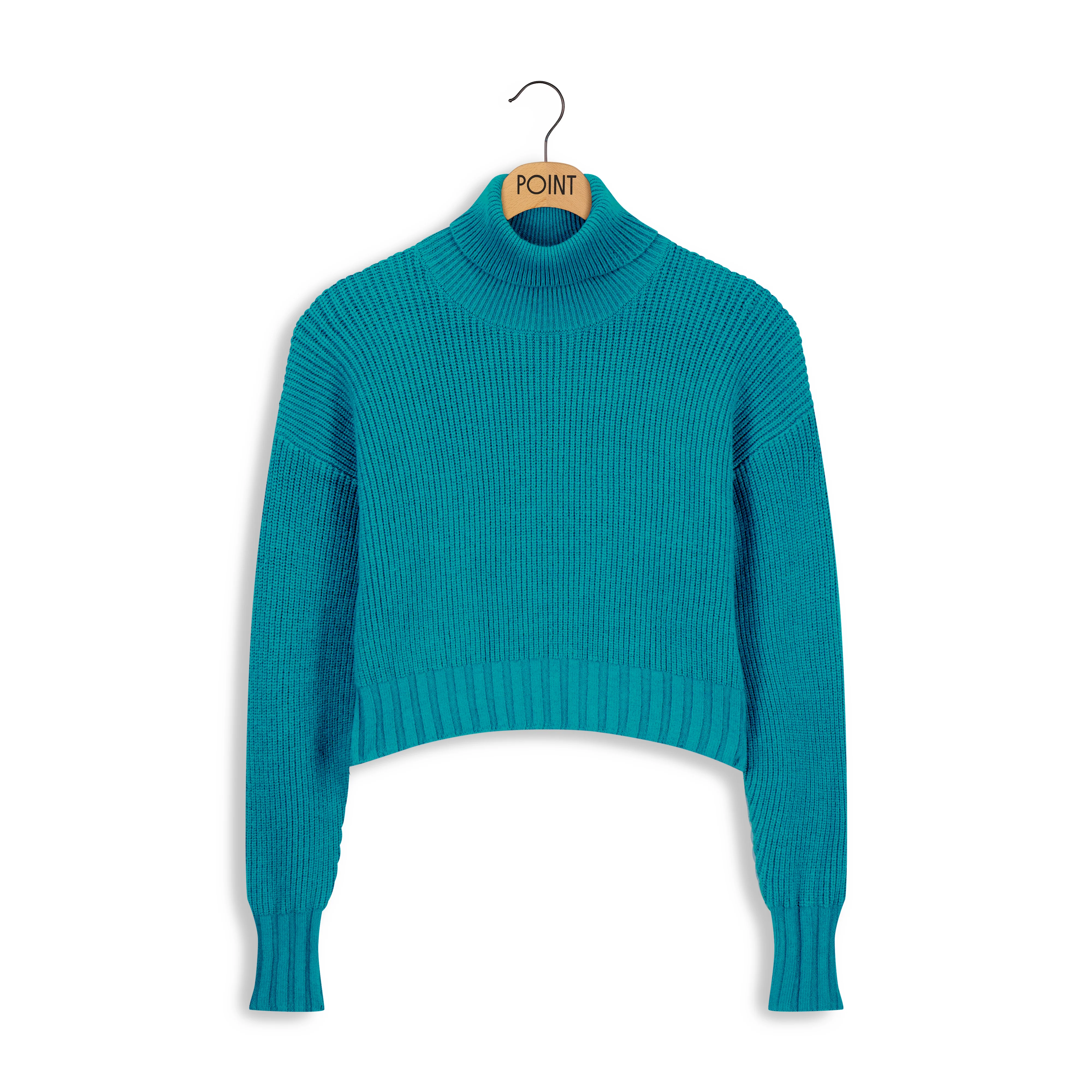 Point Crop Turtleneck Pullover - Image 5