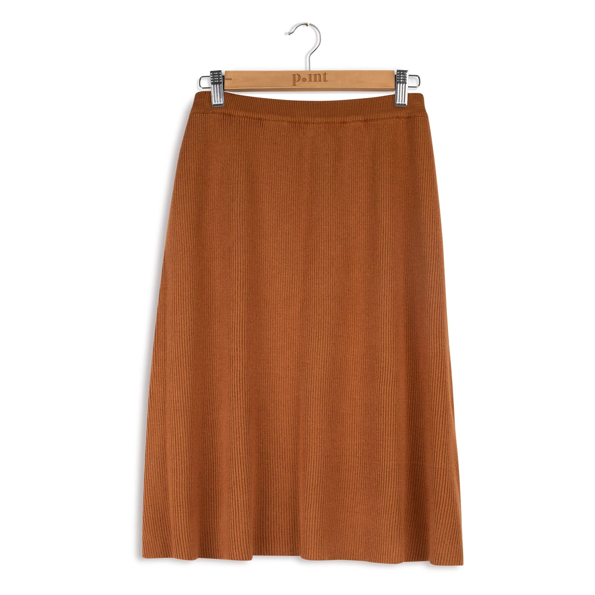 Point Knit A-Line Skirt - Image 3