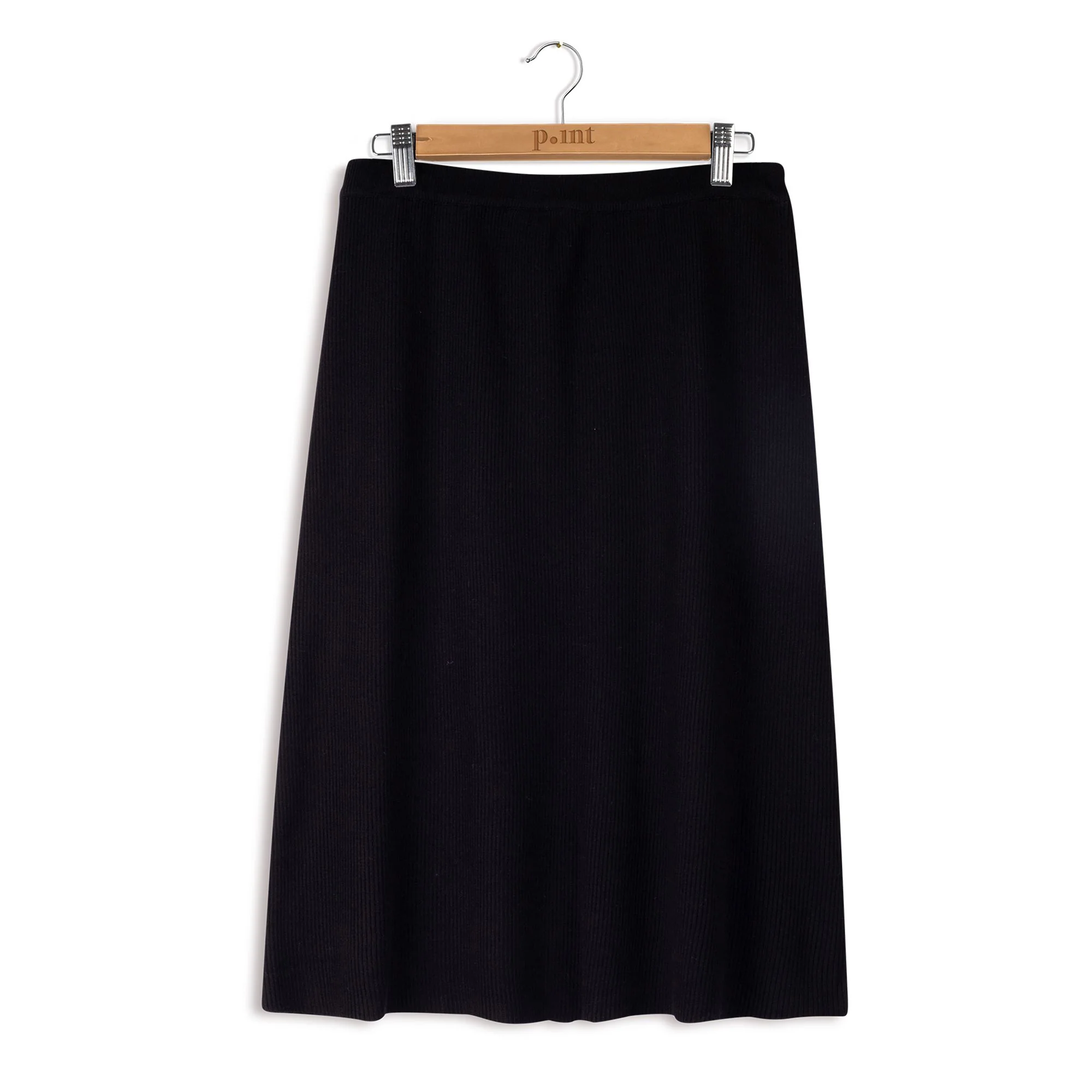 Point Knit A-Line Skirt - Image 4