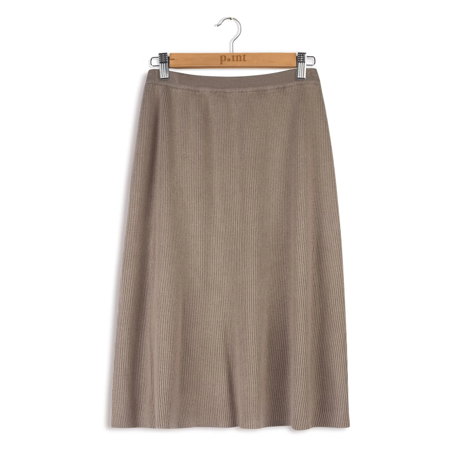 Point Knit A-Line Skirt - Image 5
