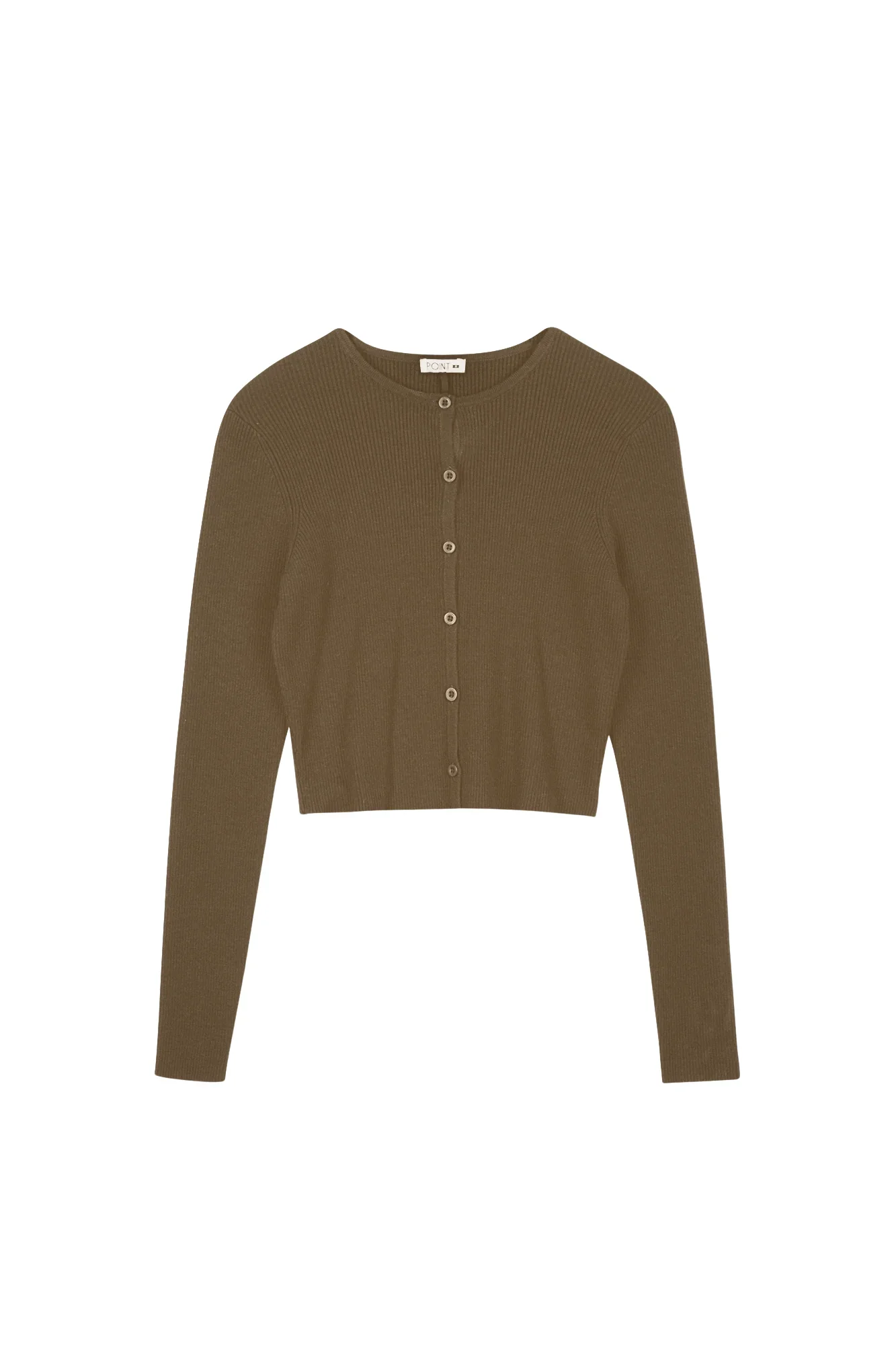 Point Knit Cropped Cardi - Image 6