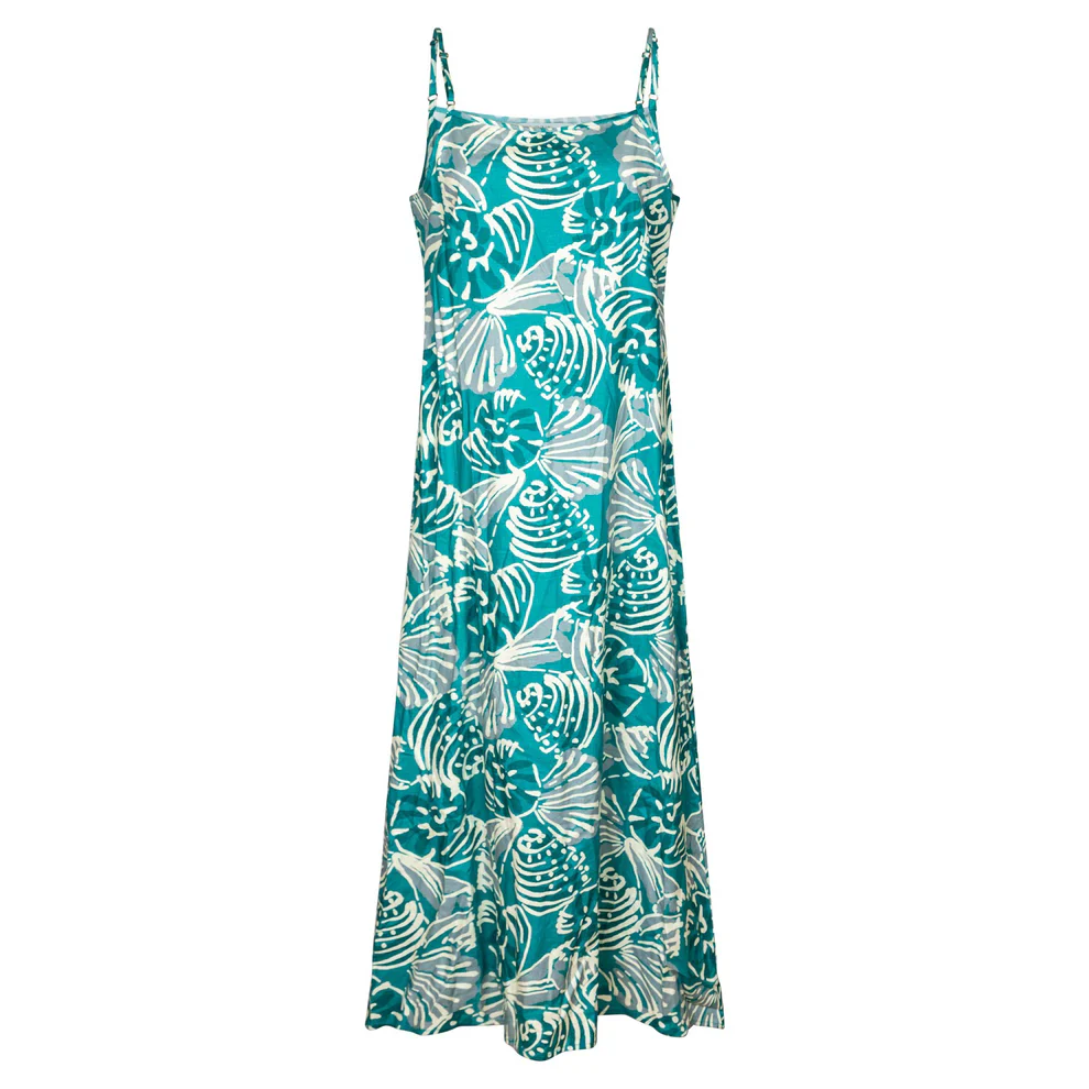 Point Linen Aline Slip Dress - Image 3