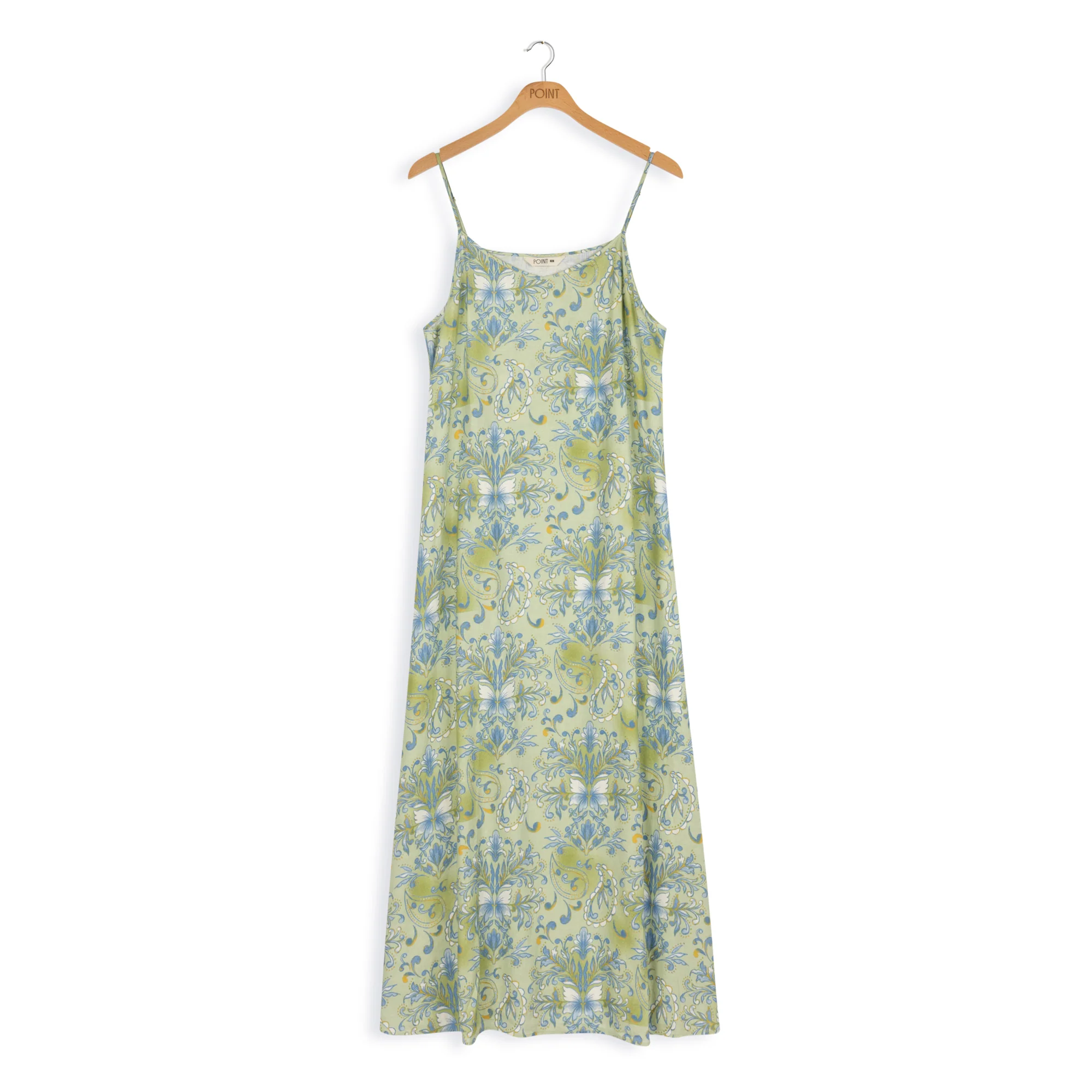 Point Linen Slip Dress - Image 2