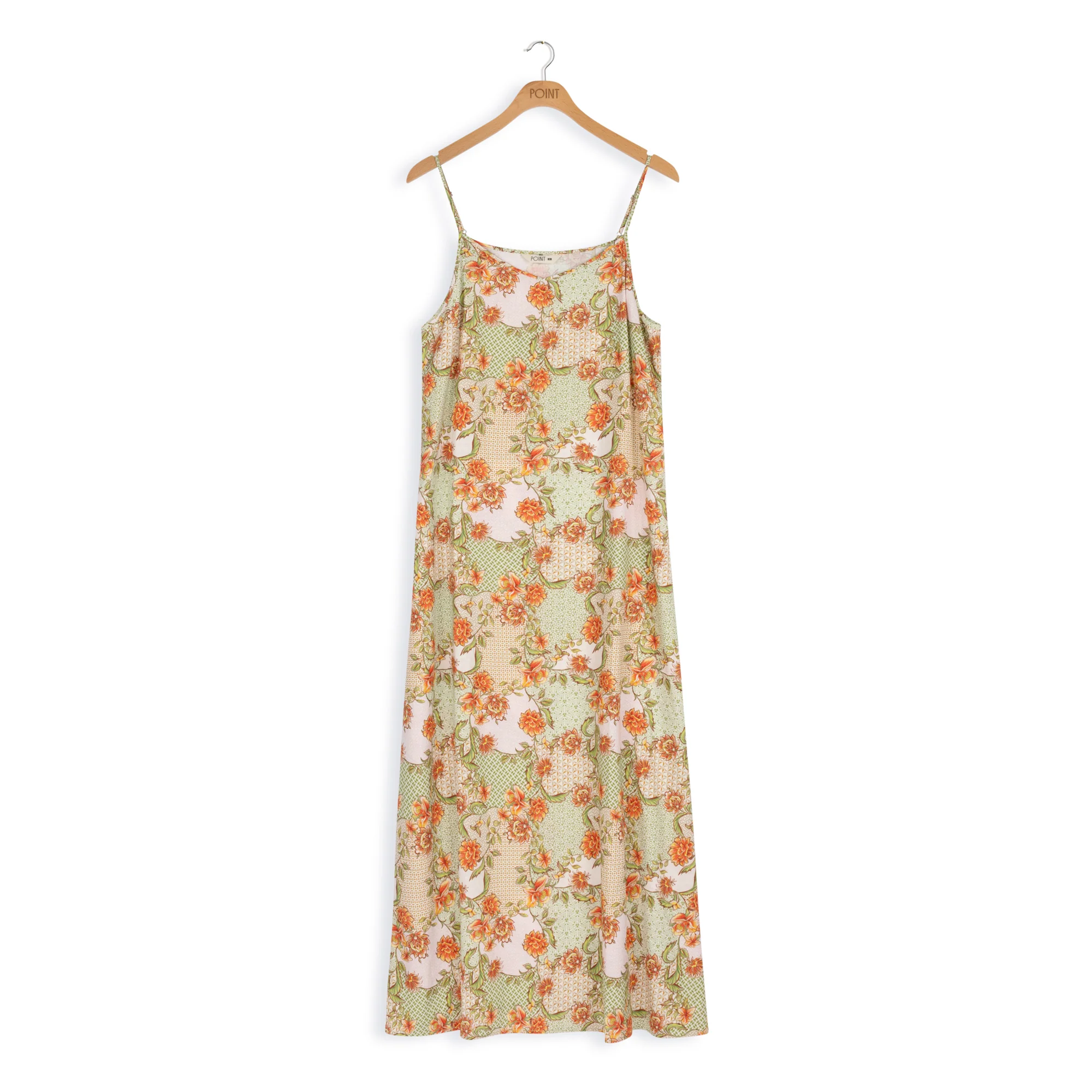 Point Linen Slip Dress - Image 4