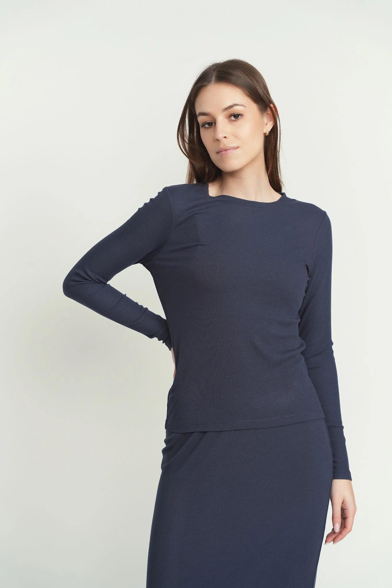 Point Long Sleeve Crew Tee - Image 3