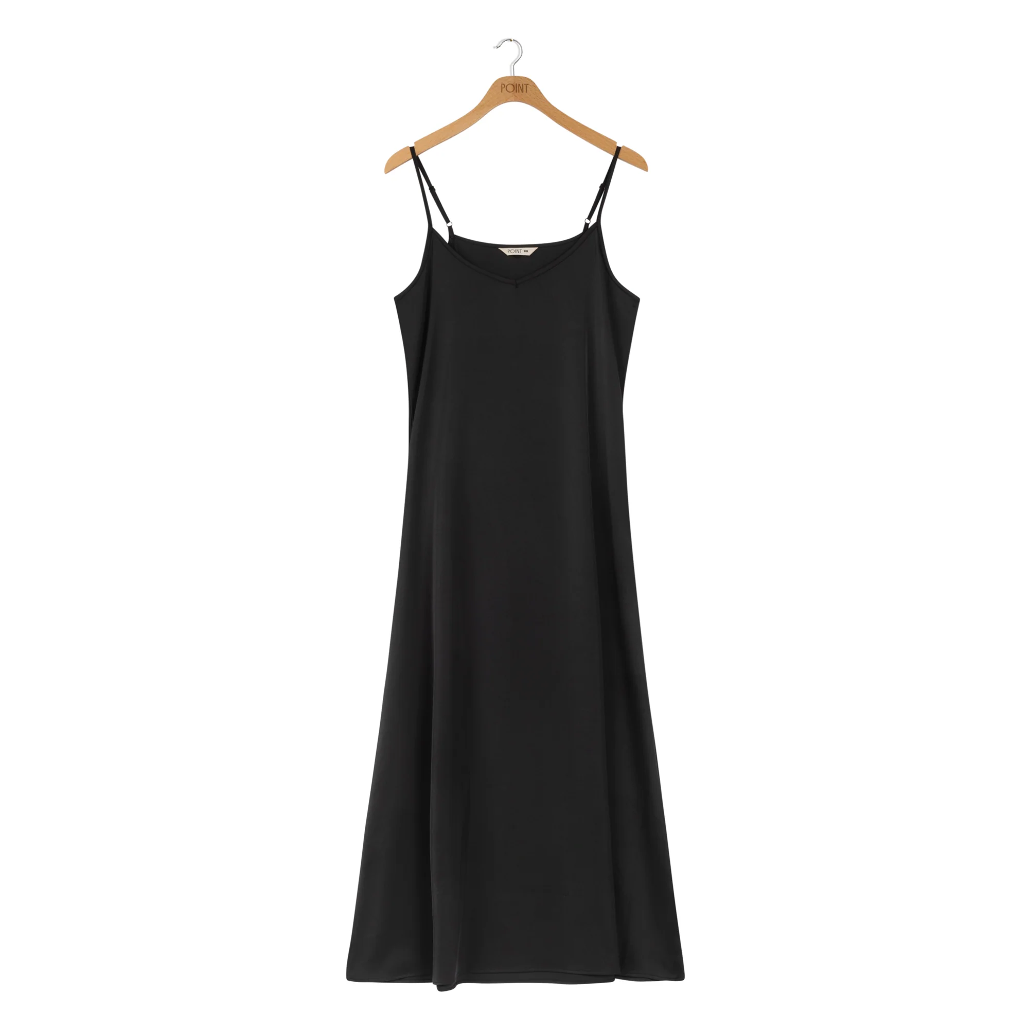 Point Maxi Satin Slip Dress - Image 3