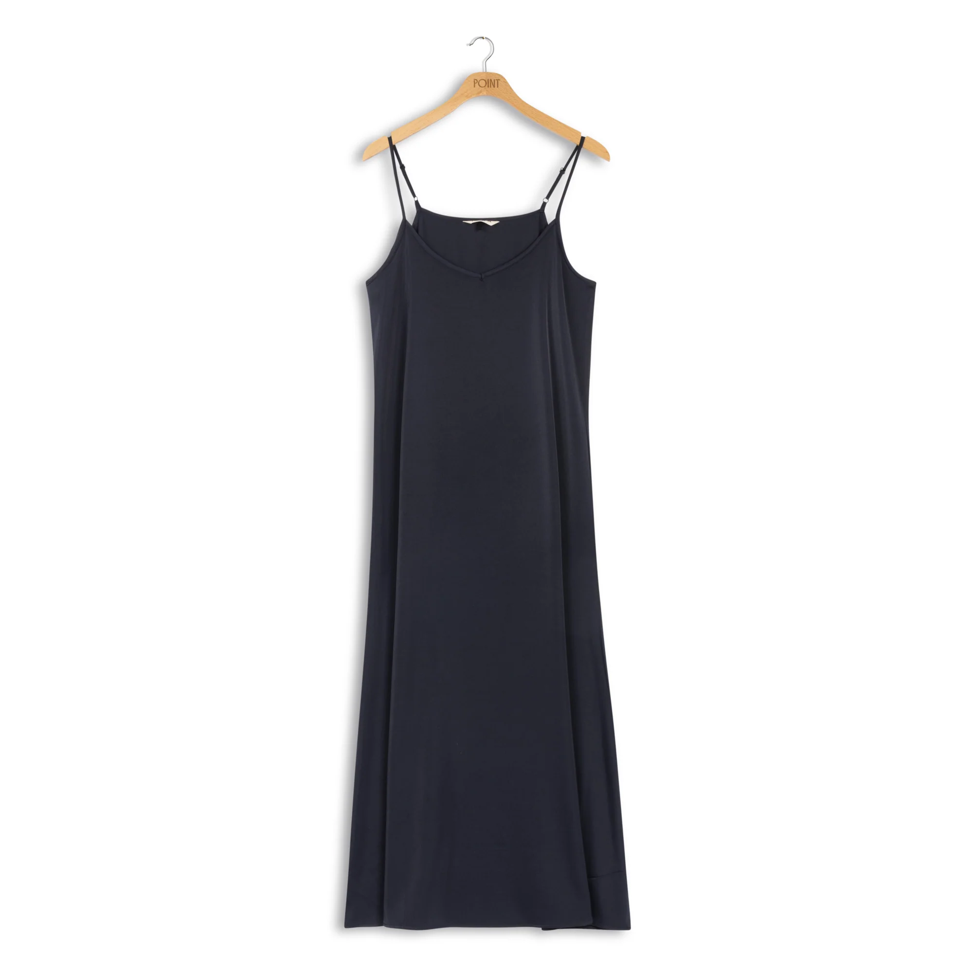 Point Maxi Satin Slip Dress - Image 4