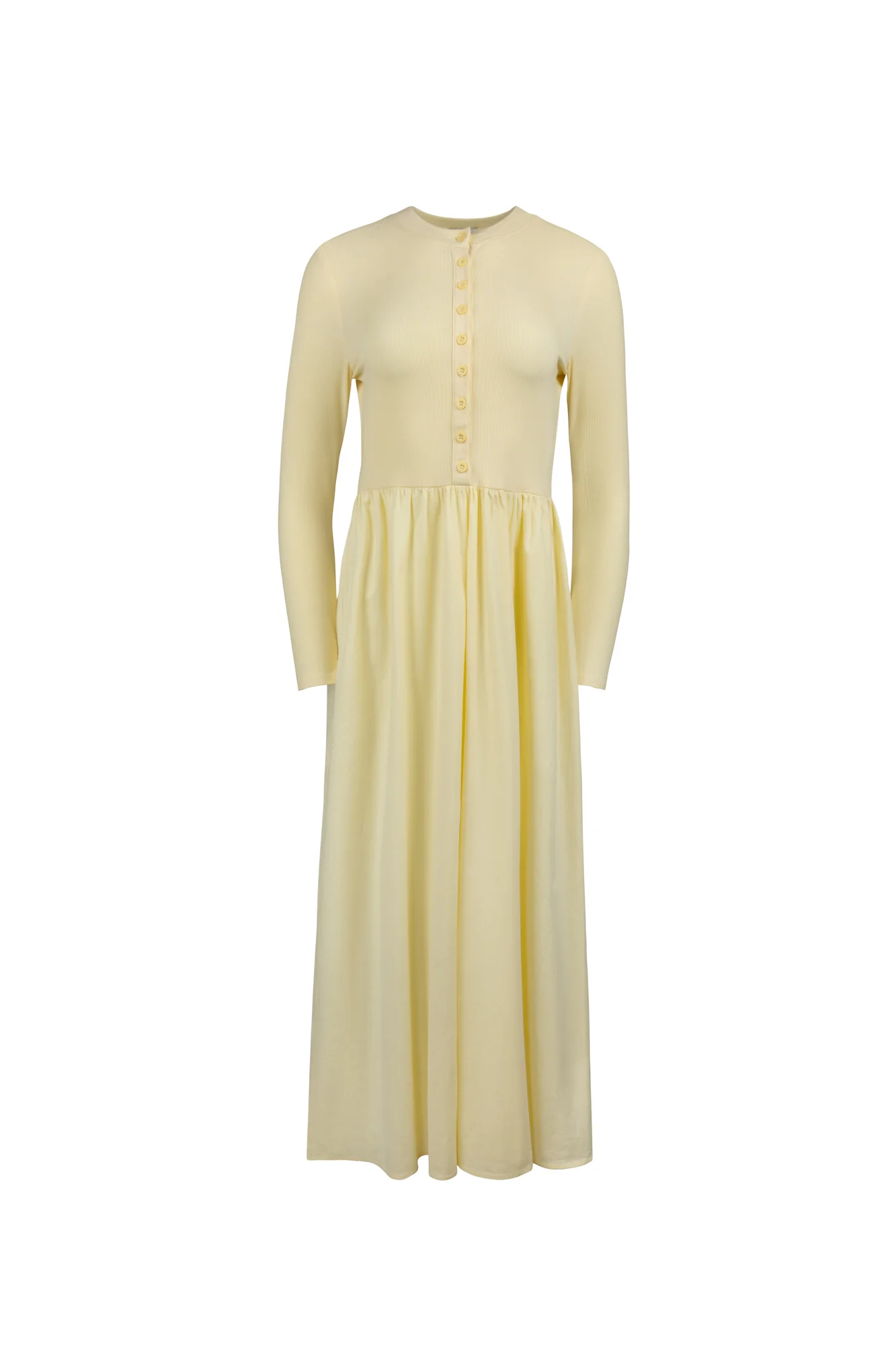 Point Mixed Poplin Dress - Image 4