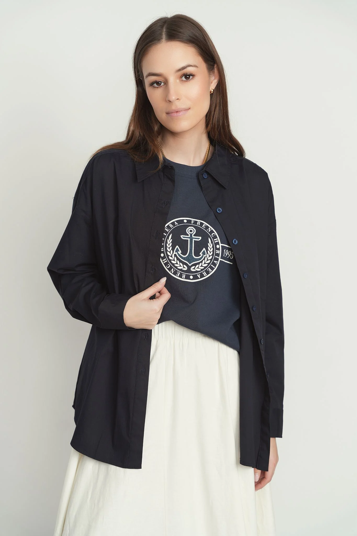 Point Oversized Button Up - Image 3