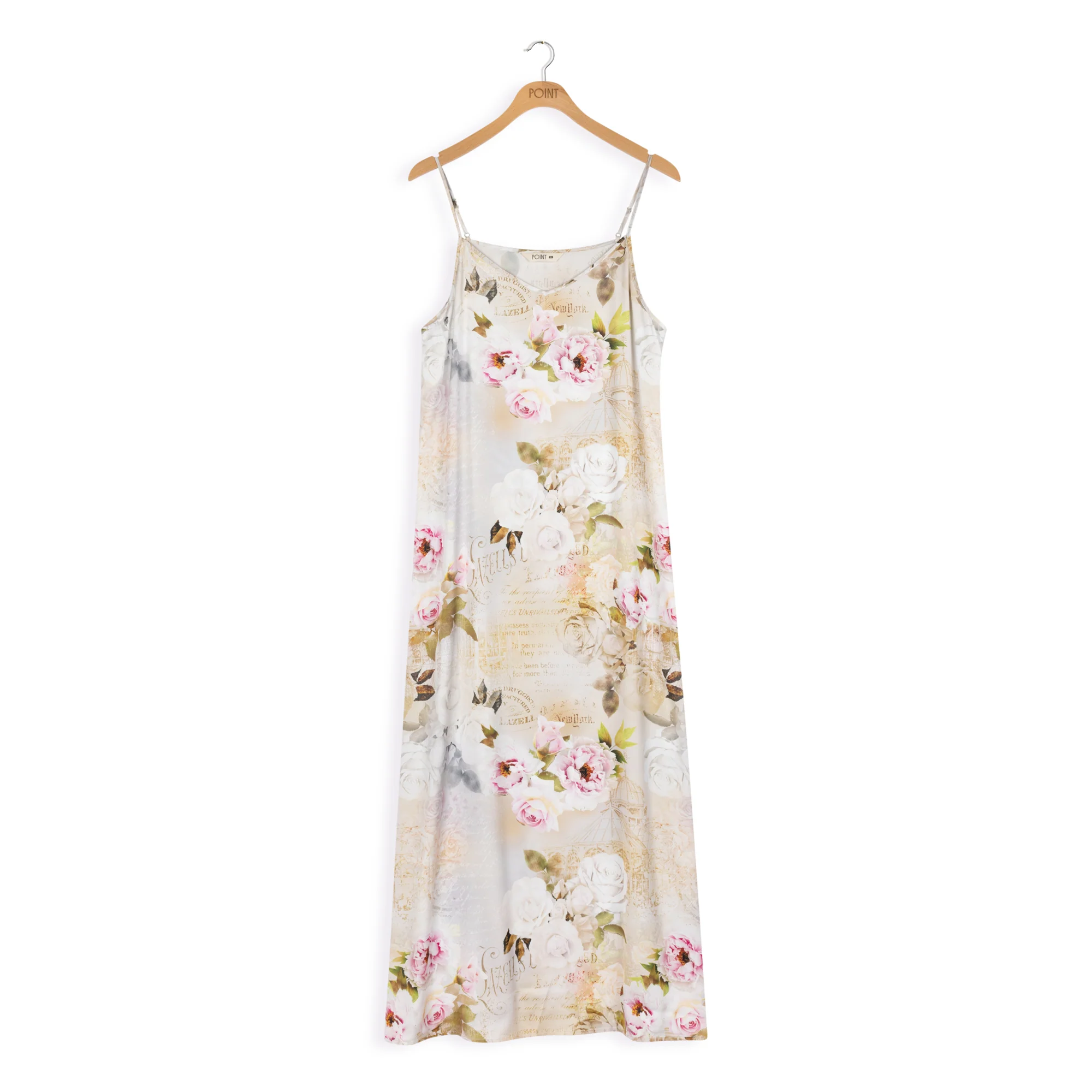 Point Printed Slip Dress - Image 3