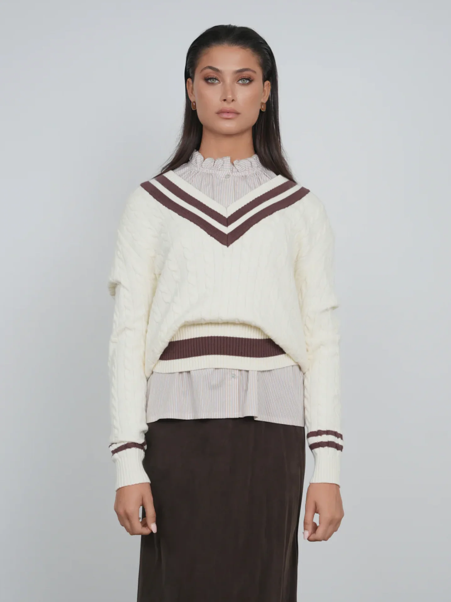 Point Ruffle Blouse - Image 3