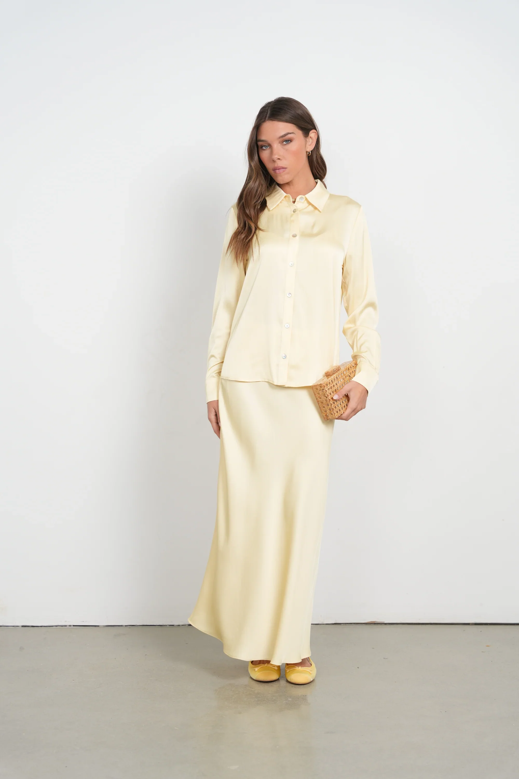 Point Satin Slip Skirt - Image 3
