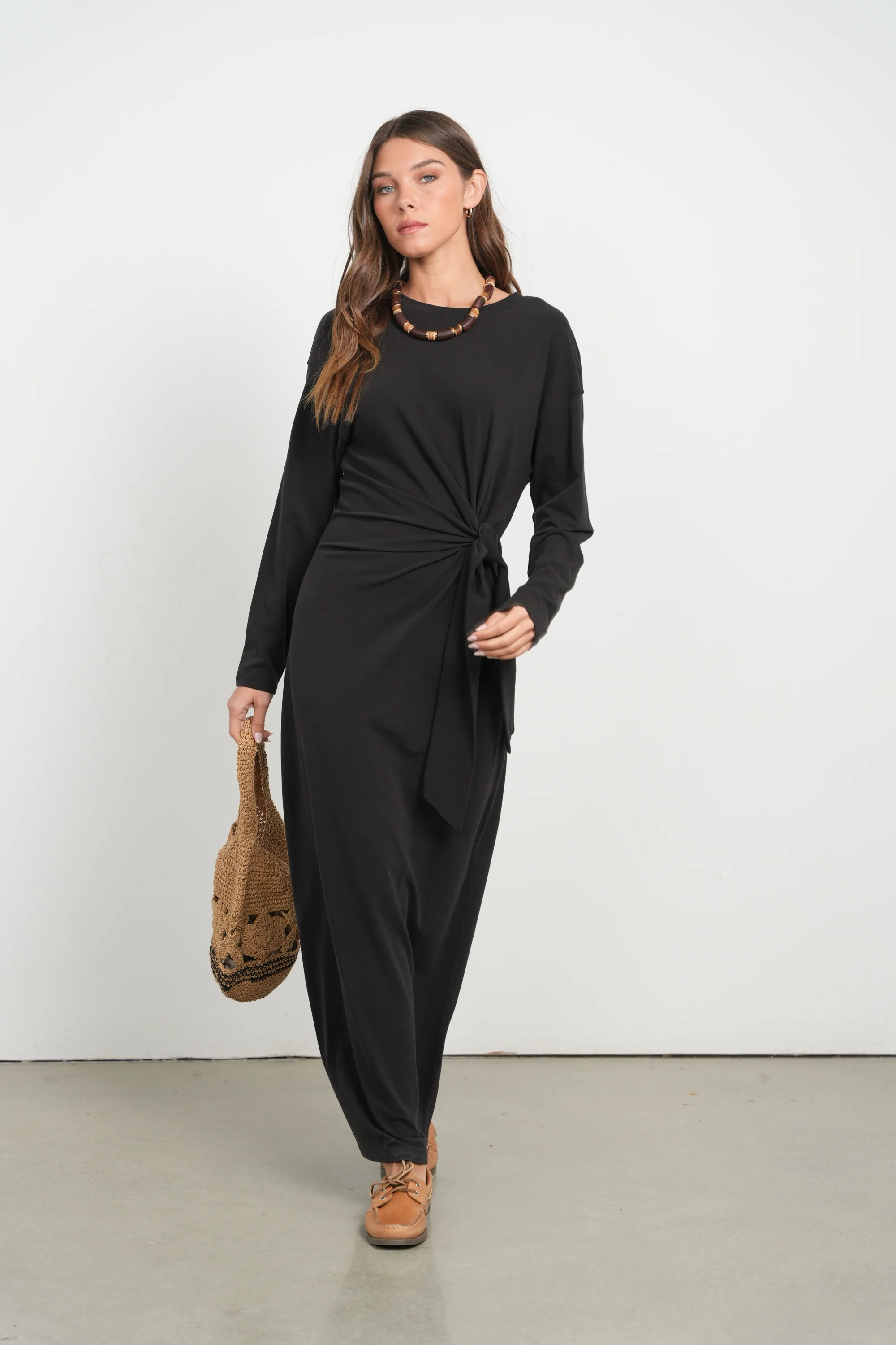 Point Side Tie Dress - Image 8