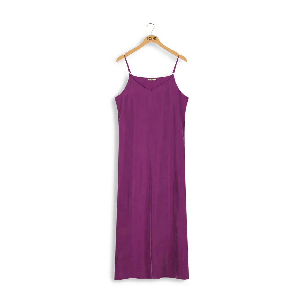 Point Sueded Aline Slip Dress - Image 3