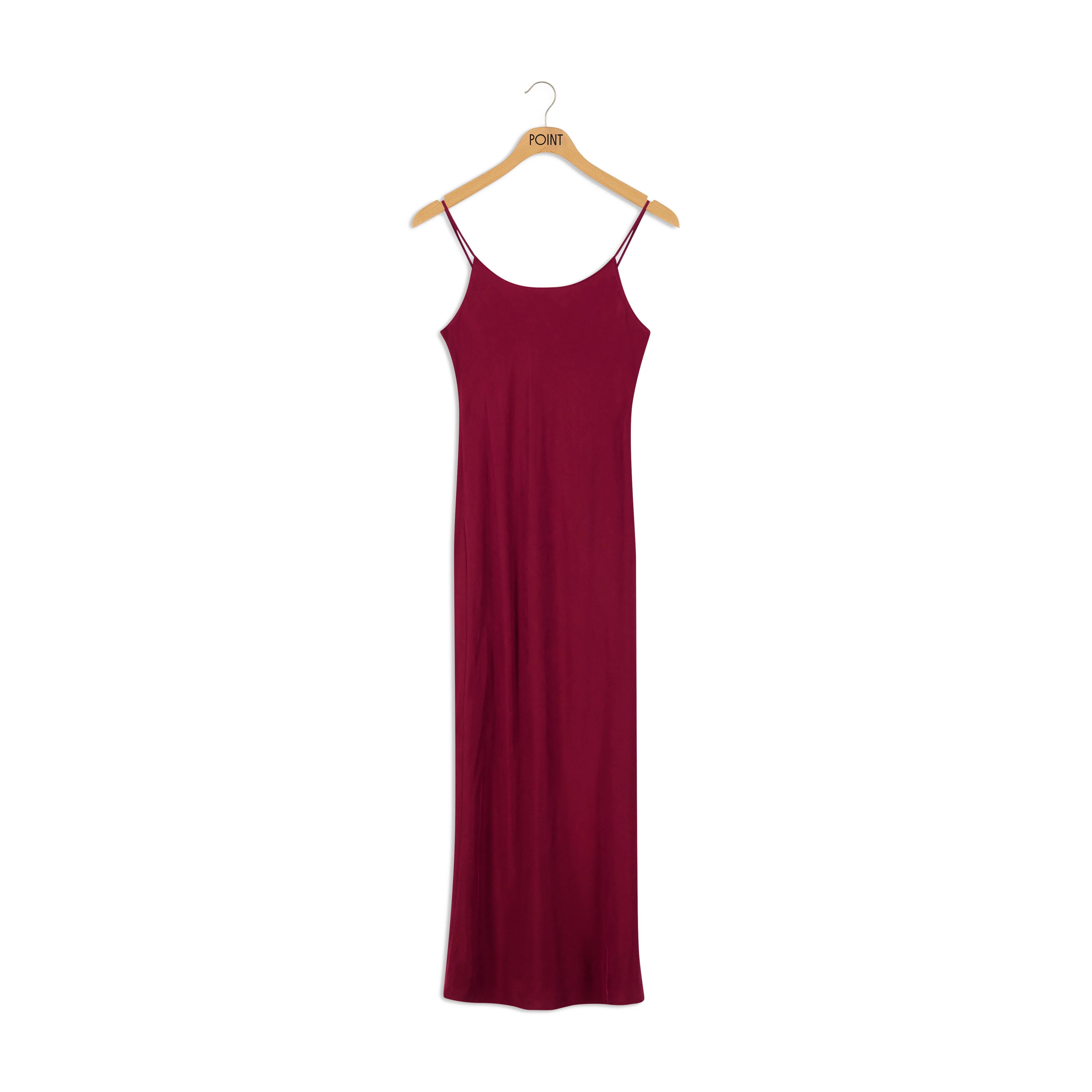Point Sueded Straight Slip Dress - Image 2