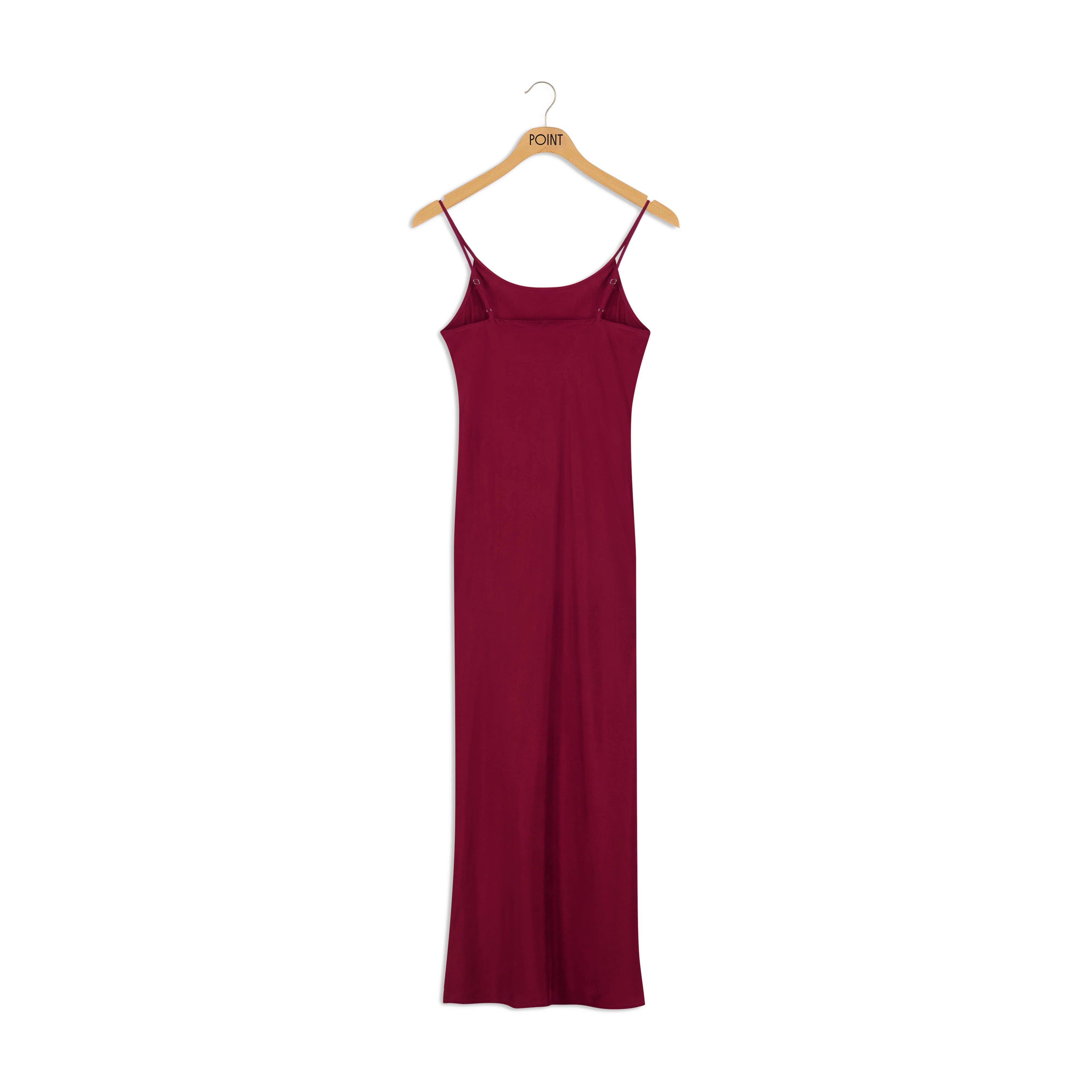 Point Sueded Straight Slip Dress - Image 3