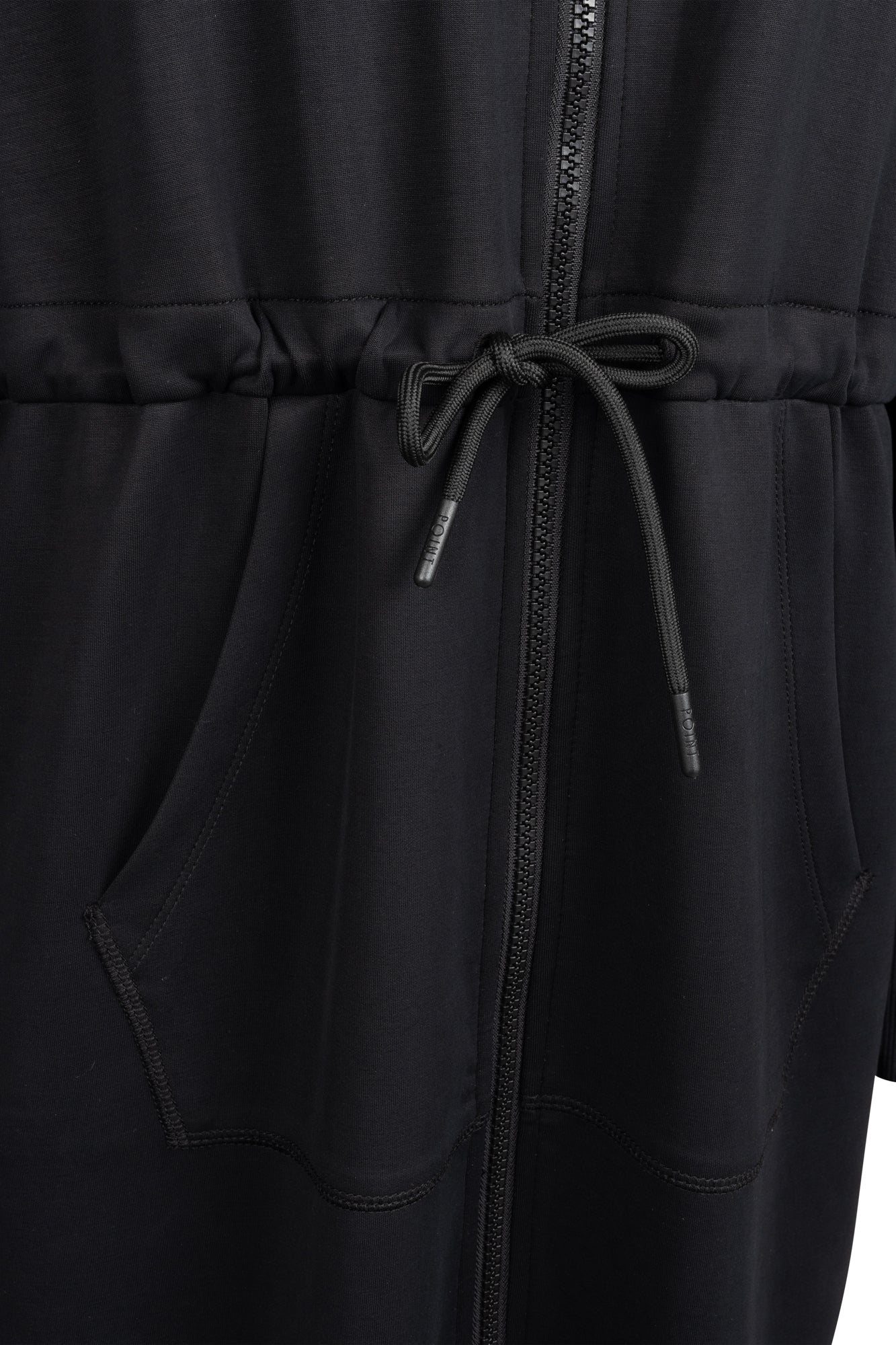 Point Sweats Zip Up Dress - Image 4