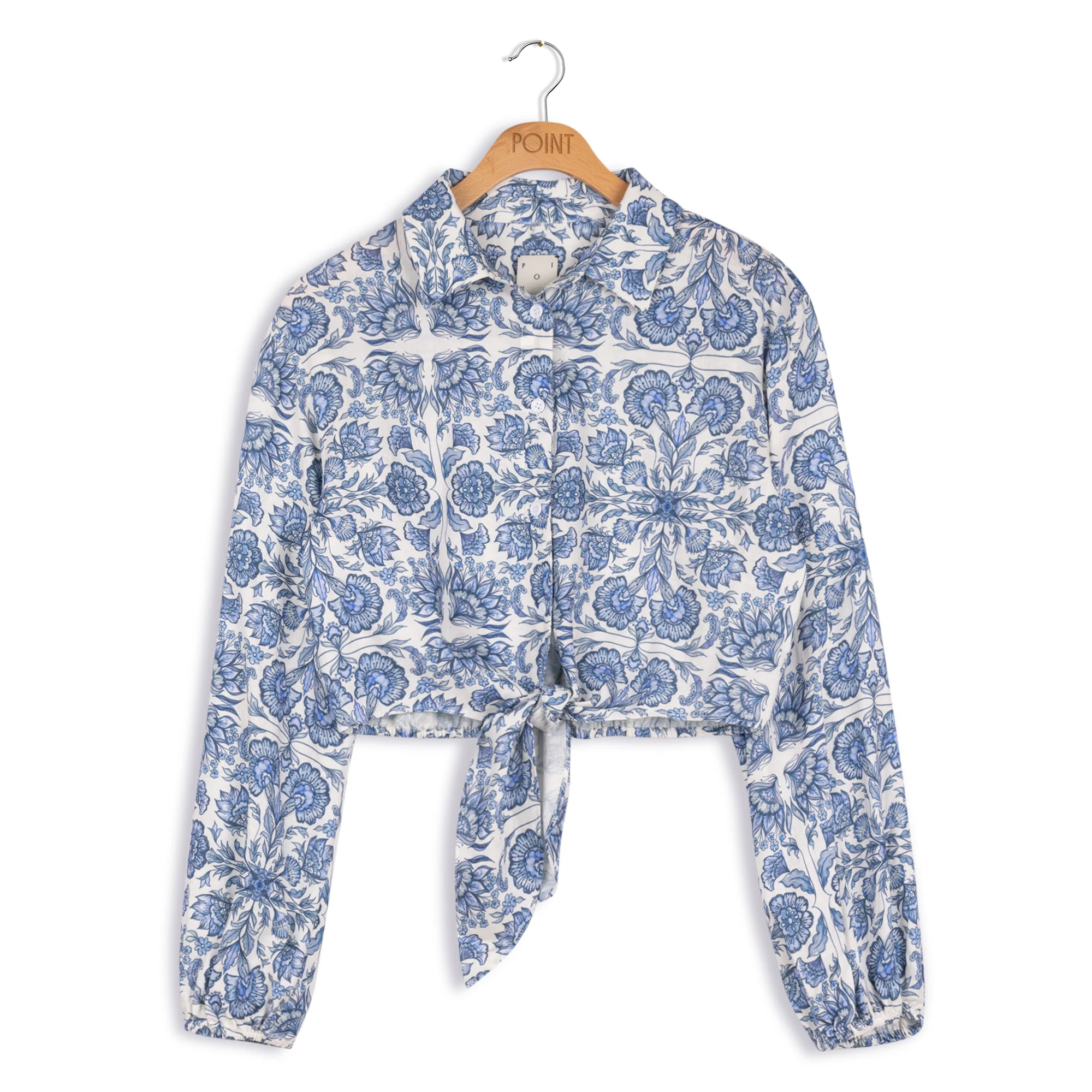 Point Tie Blouse - Image 3