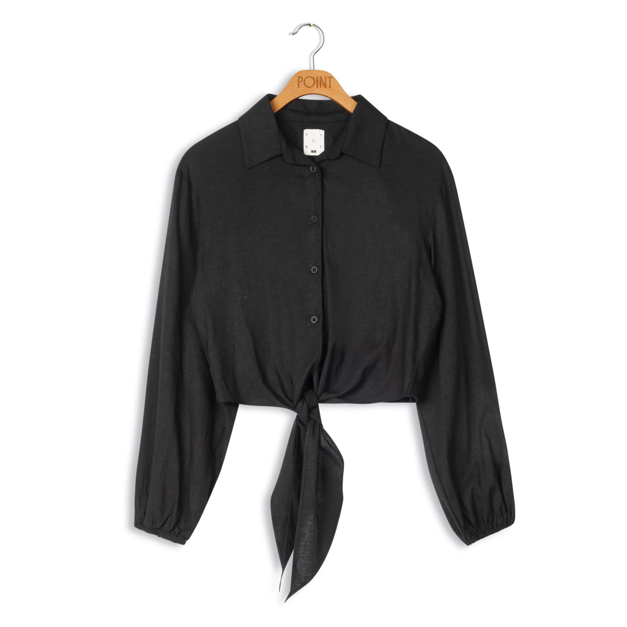 Point Tie Blouse - Image 4