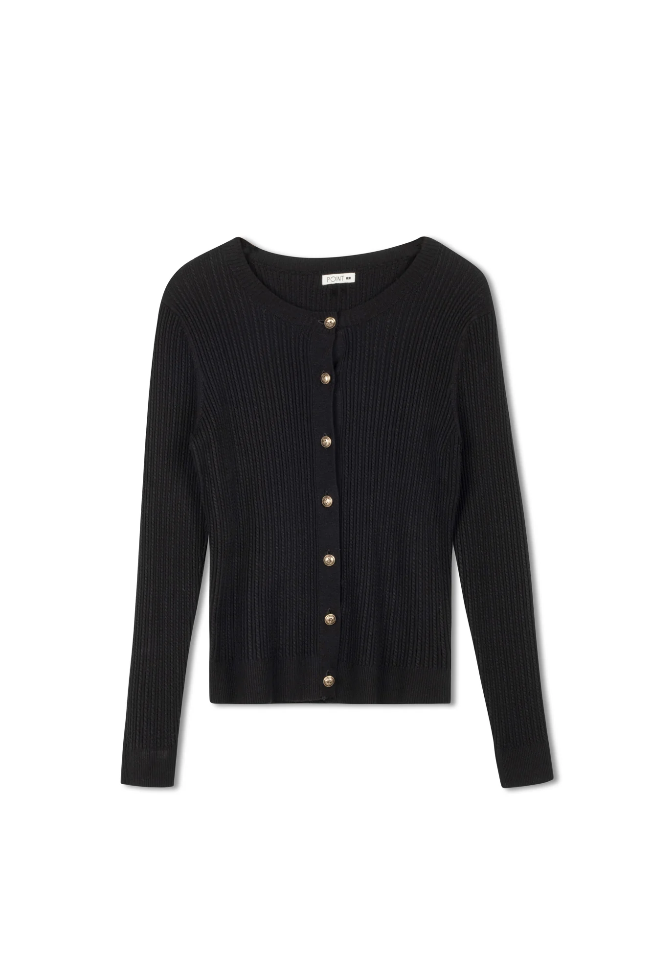 Point Tiny Cable Cardigan - Image 2