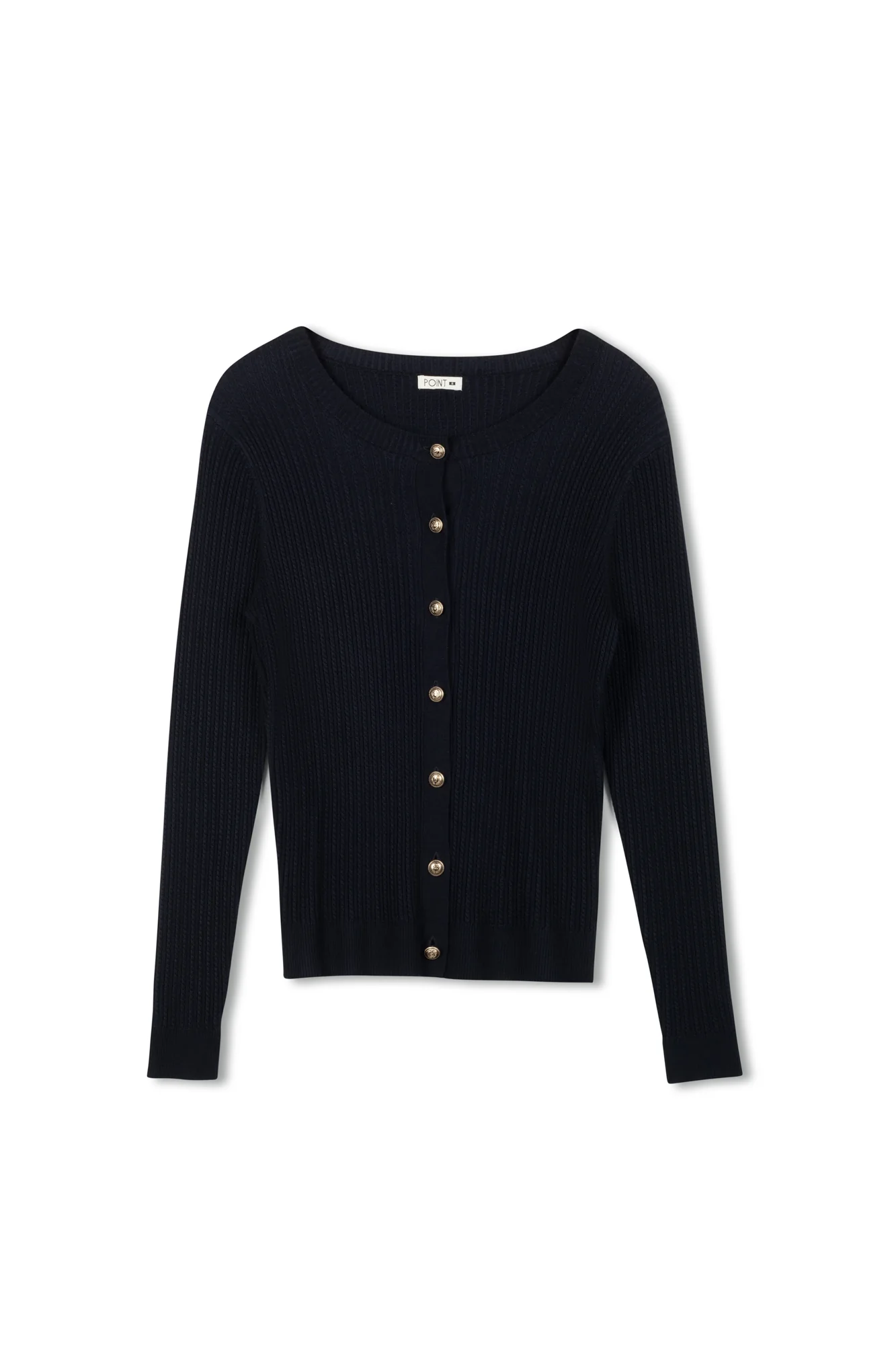 Point Tiny Cable Cardigan - Image 3