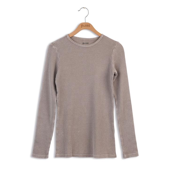 Point Washout Waffle Tee - Image 3