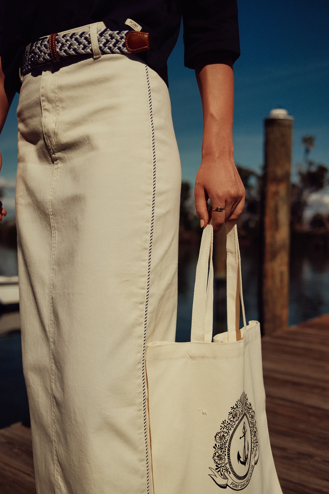 Point X HD Maxi Skirt W/ Piping - Image 3