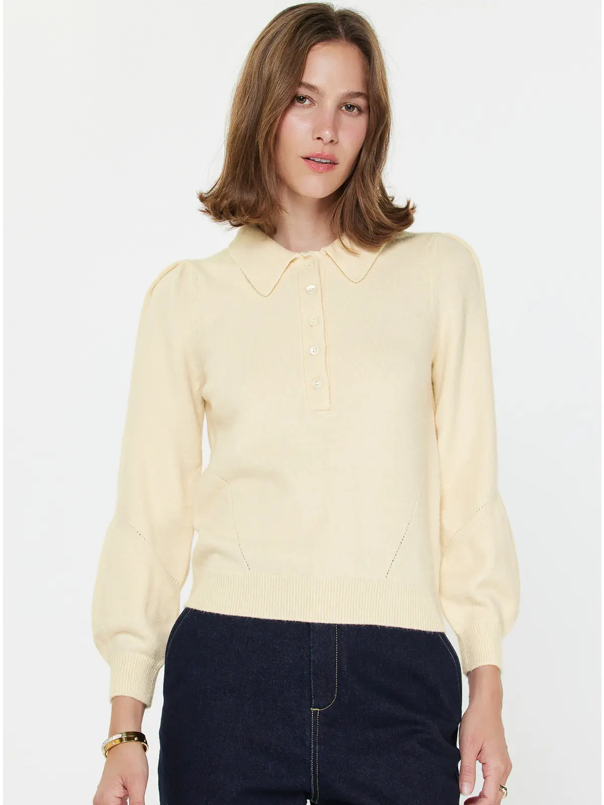 Polo Collared Sweater
