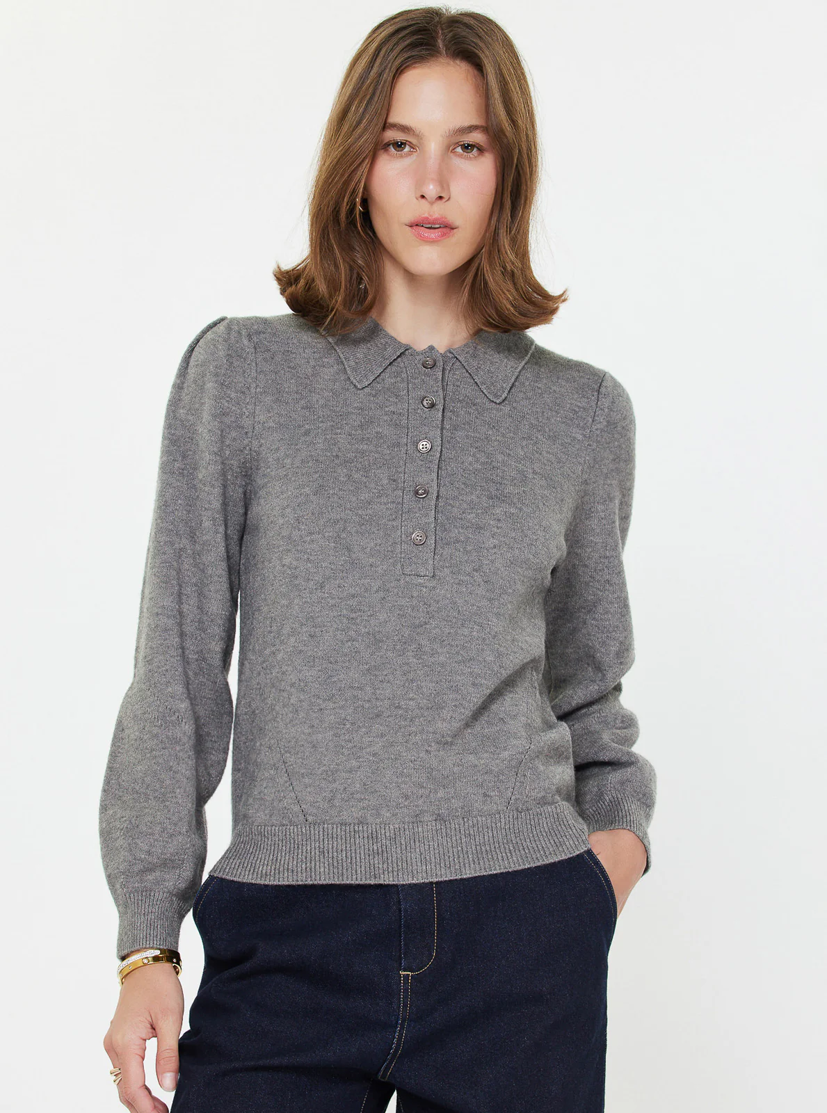 Polo Collared Sweater - Image 2