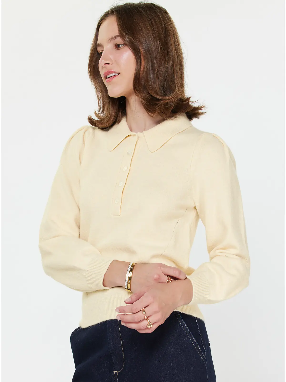 Polo Collared Sweater - Image 3