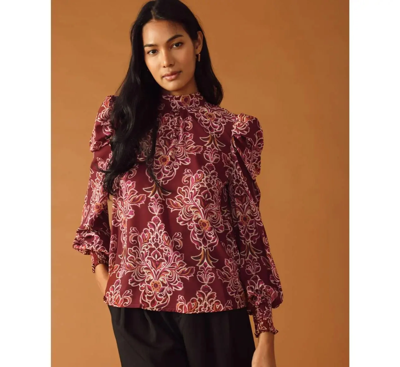 Printed Woven Blouse - Image 3
