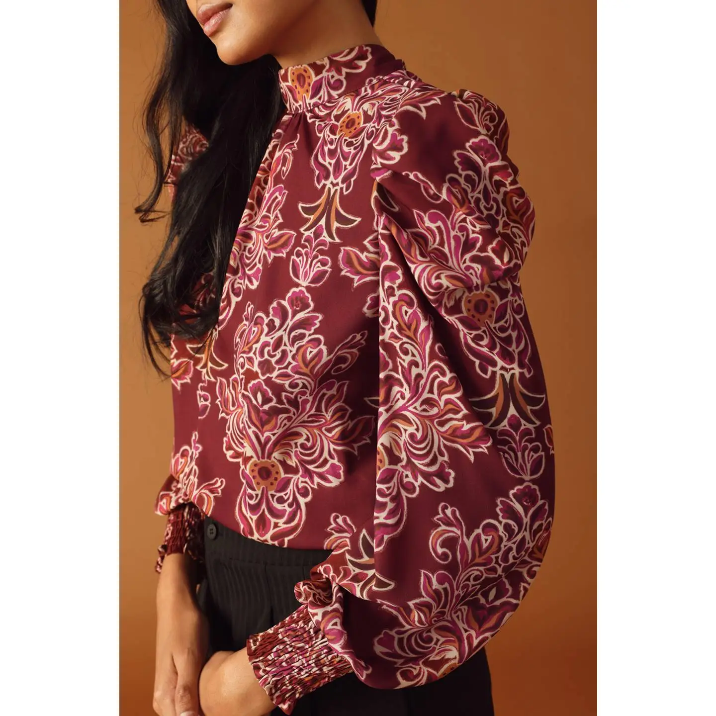 Printed Woven Blouse - Image 4