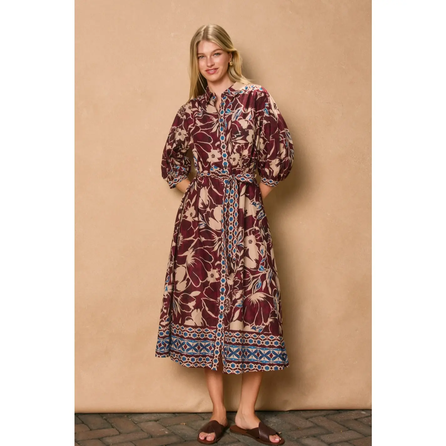 Sable Longline Shirt Dress - Image 2