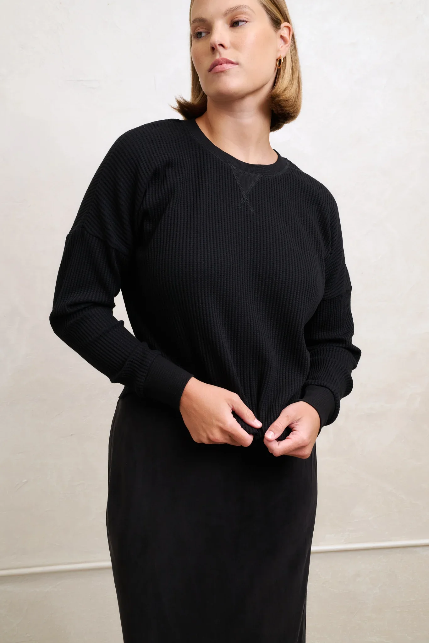 Solika Viv Waffle Top - Image 2