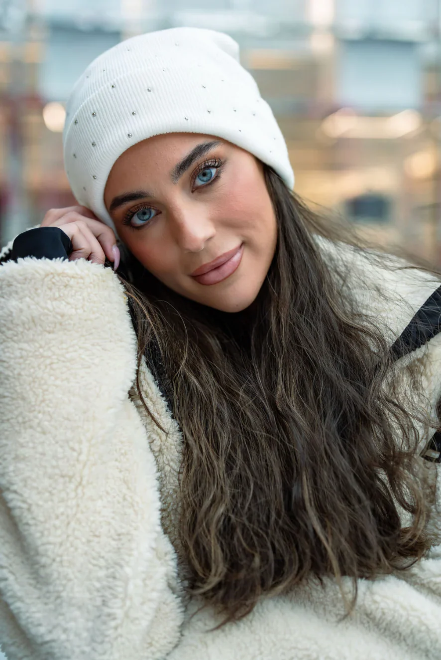 Tal Luxury Studded Beanie - Image 3