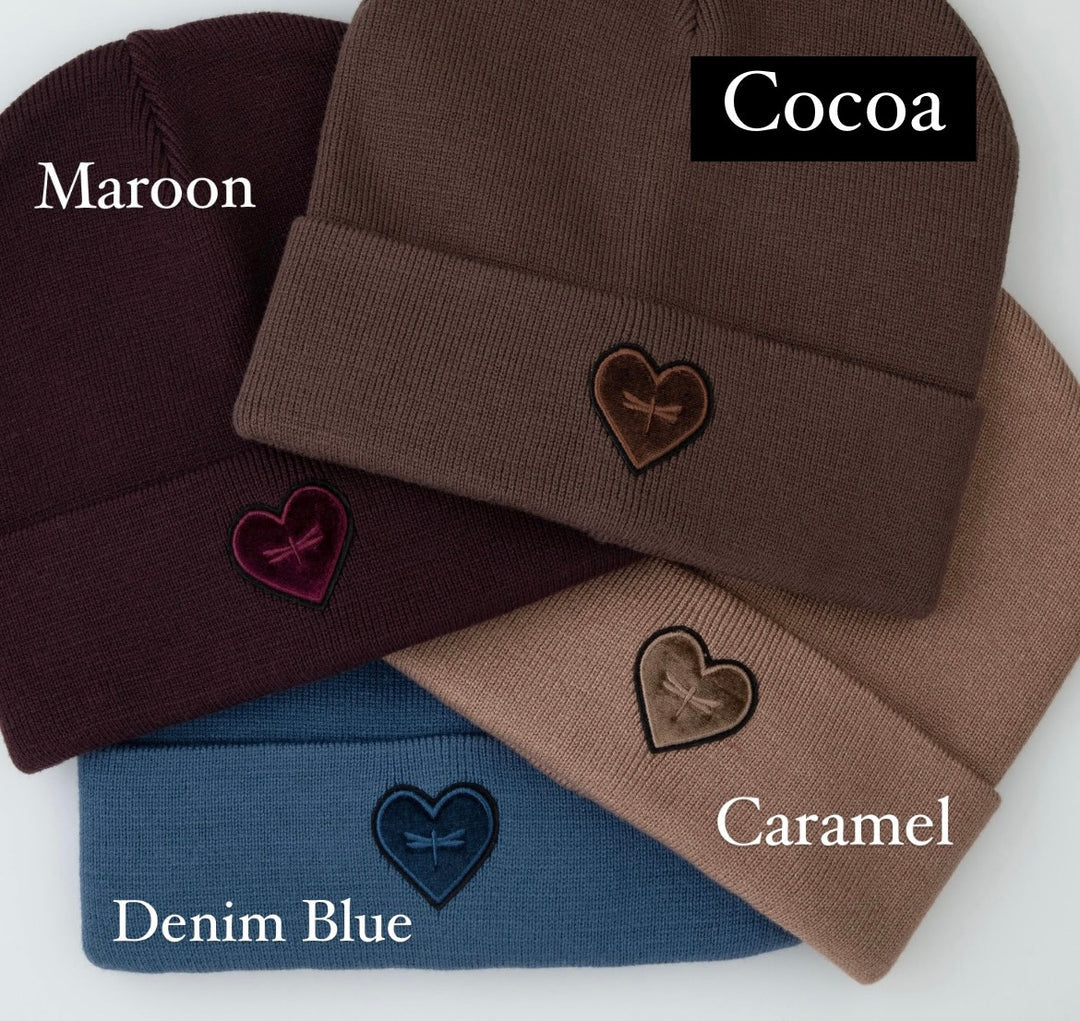 Tal Velvet Heart Beanie Colors - Image 2