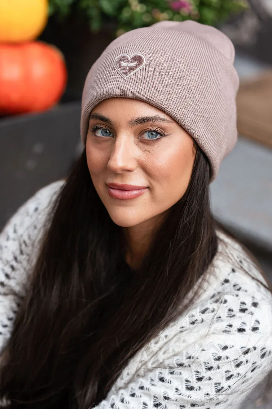Tal Velvet Heart Beanie Colors - Image 3