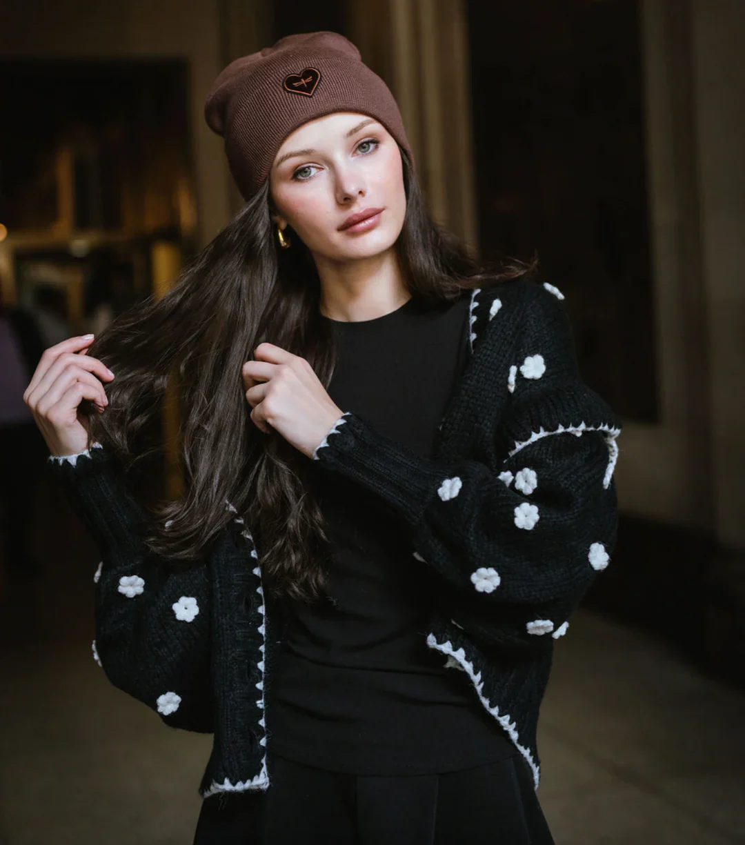 Tal Velvet Heart Beanie Colors - Image 6