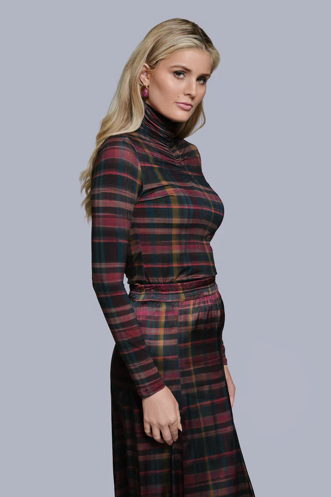 Third Printed Turtleneck Plaid - Image 2