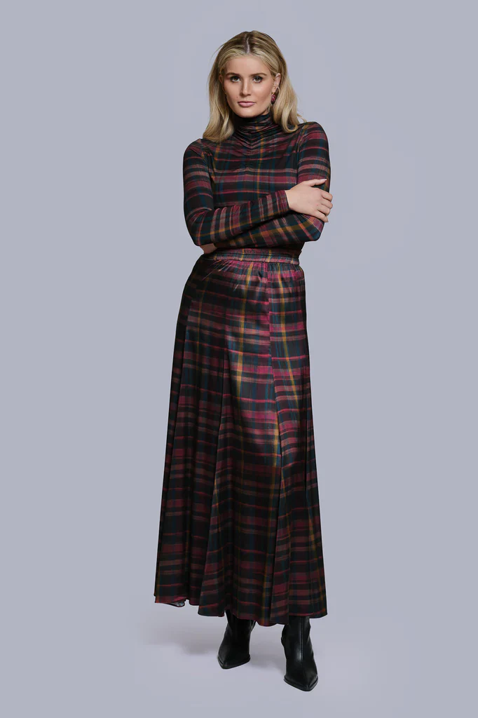 Third Printed Turtleneck Plaid - Image 3